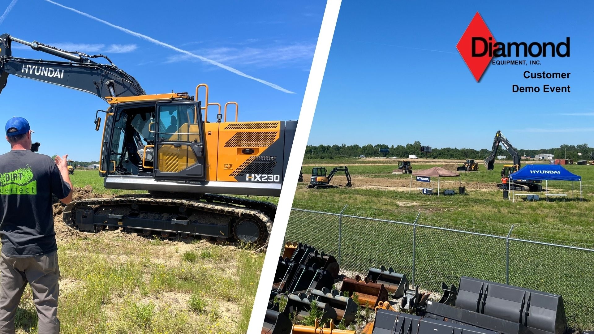 diamond HX230 equipment customer demo event