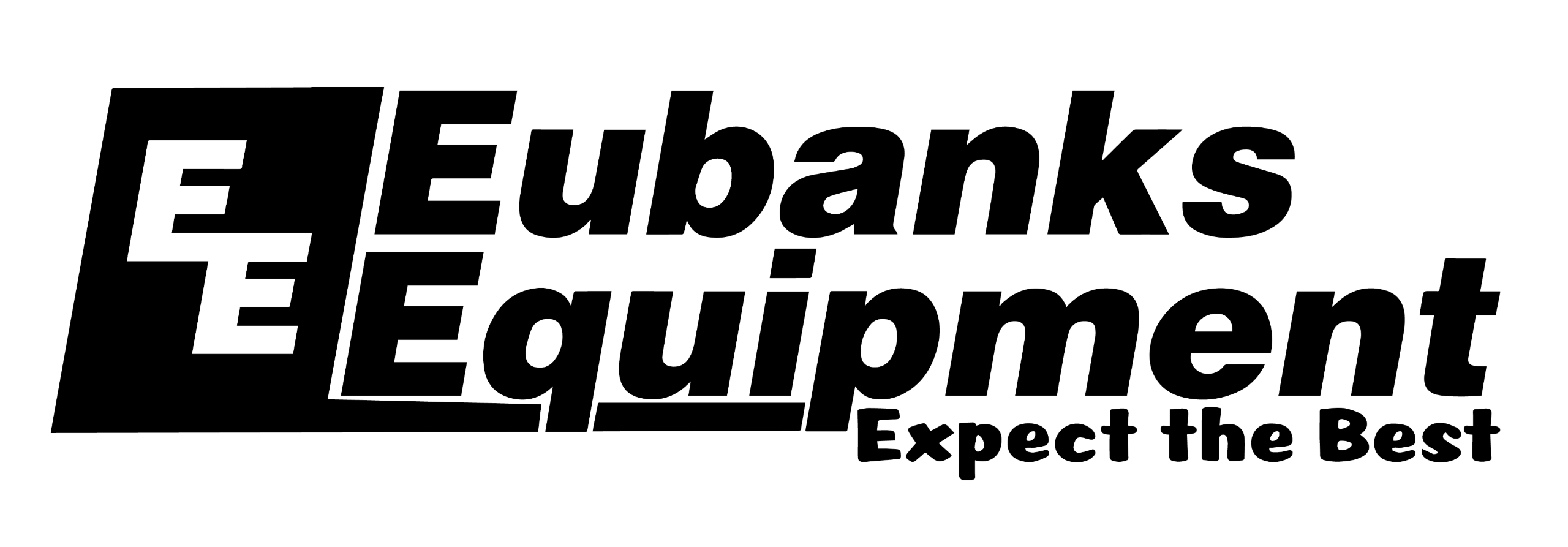 Eubanks Equipment Logo Black-on-white