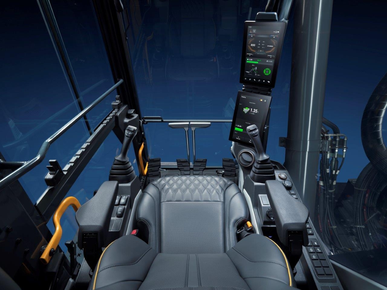 Next Gen Excavator cab interior