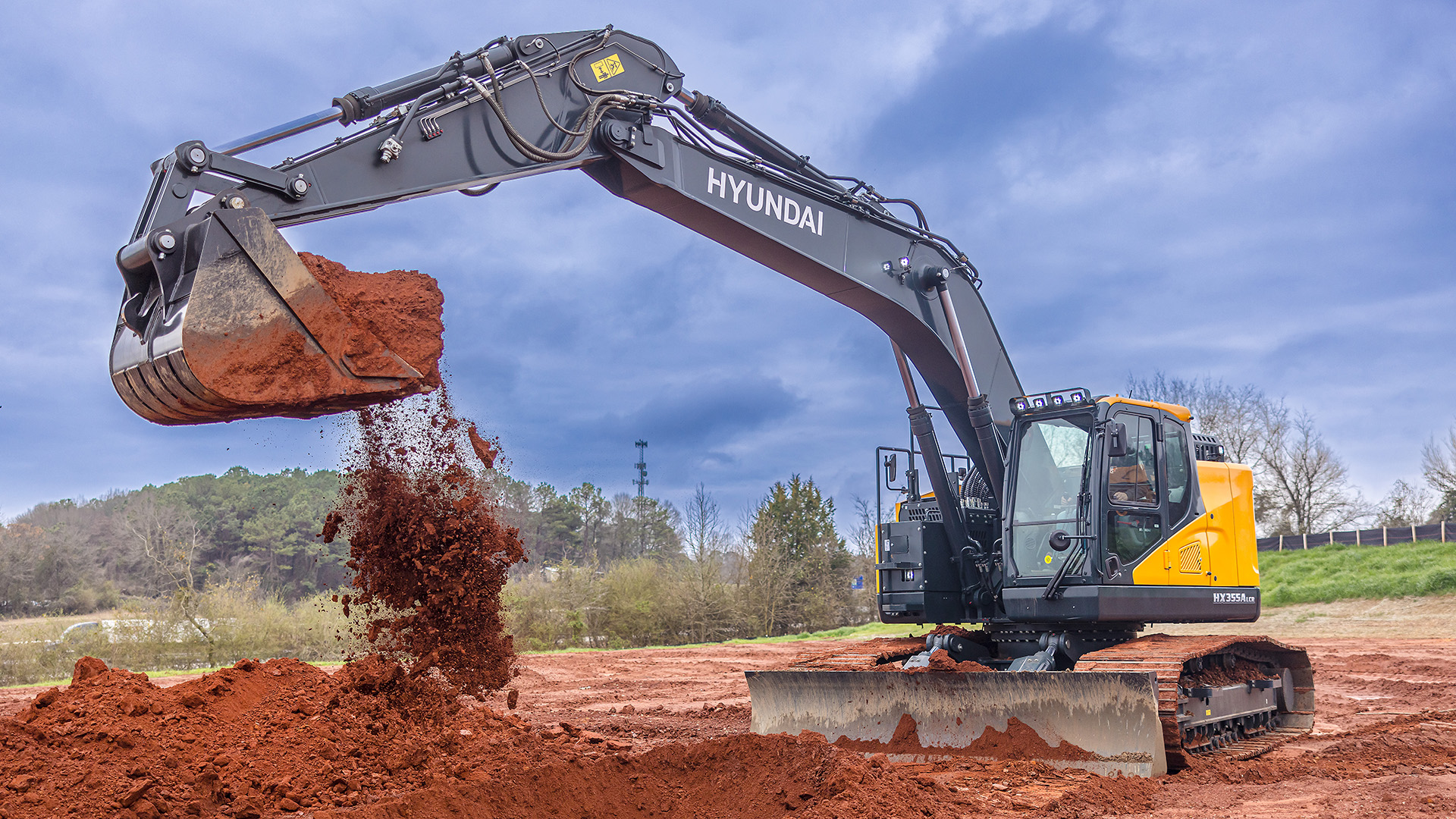 HD Hyundai Adds HX355A LCR to Its Crawler Excavator Line | HD