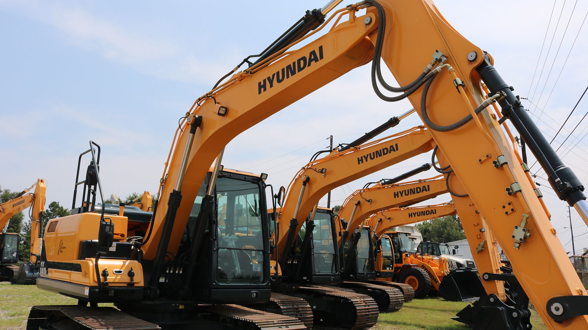Hyundai Excavators and Wheel Loaders at the Crosby Equipment Macon, GA Dealership 